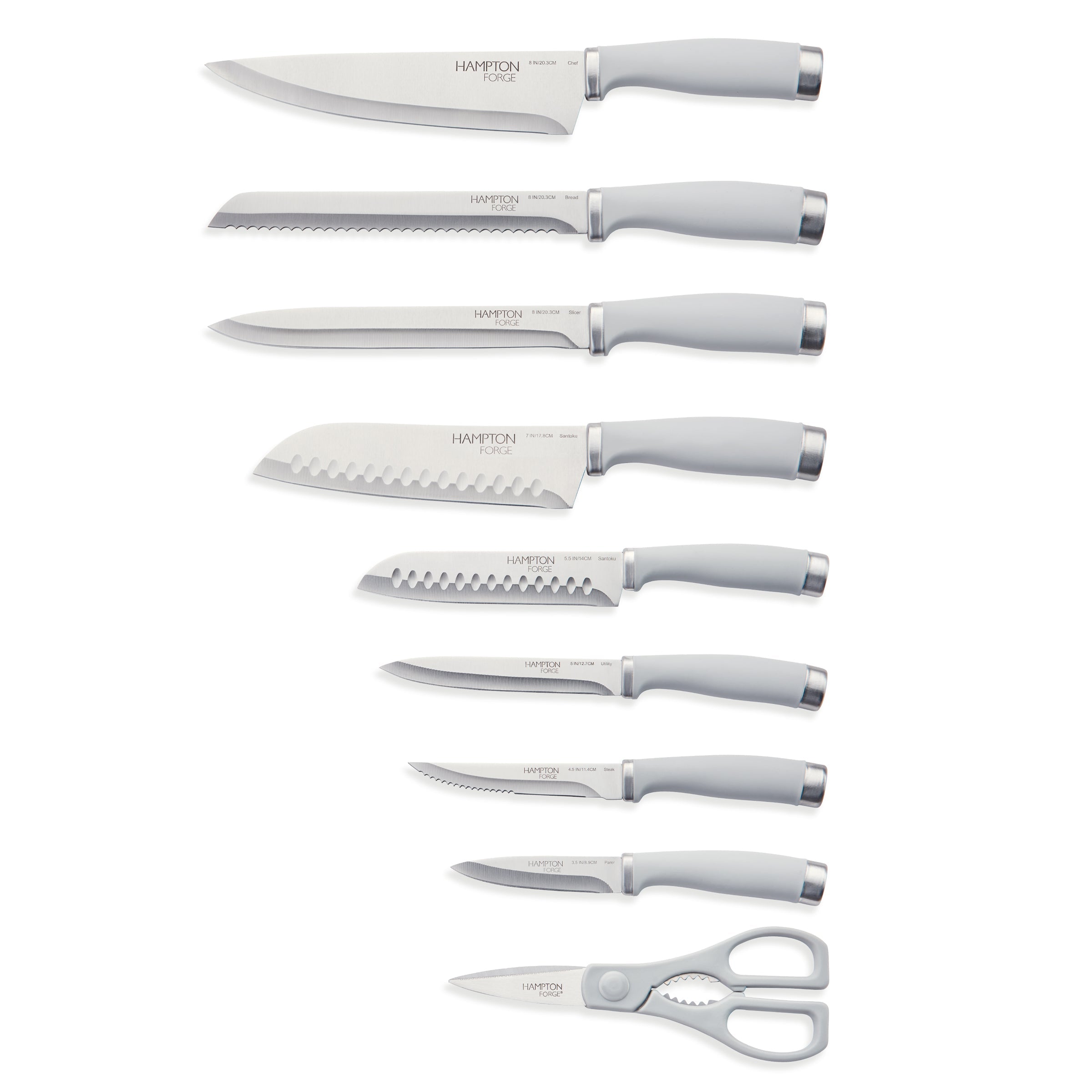 Epicure Cool Grey 15 Piece Cutlery Block Set - Image 3