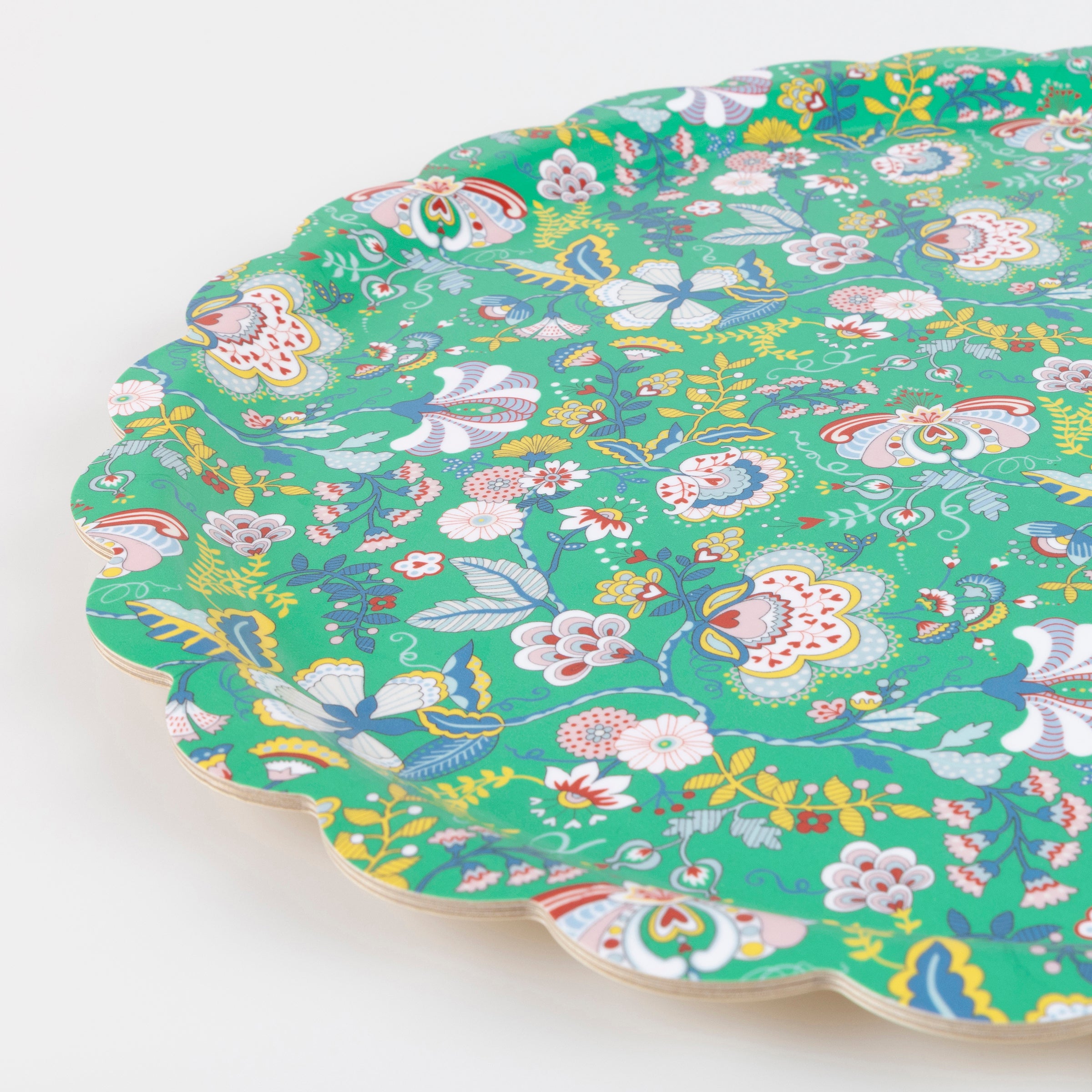 Meri Meri x Liberty Green Mabelle Large Tray - Image 2