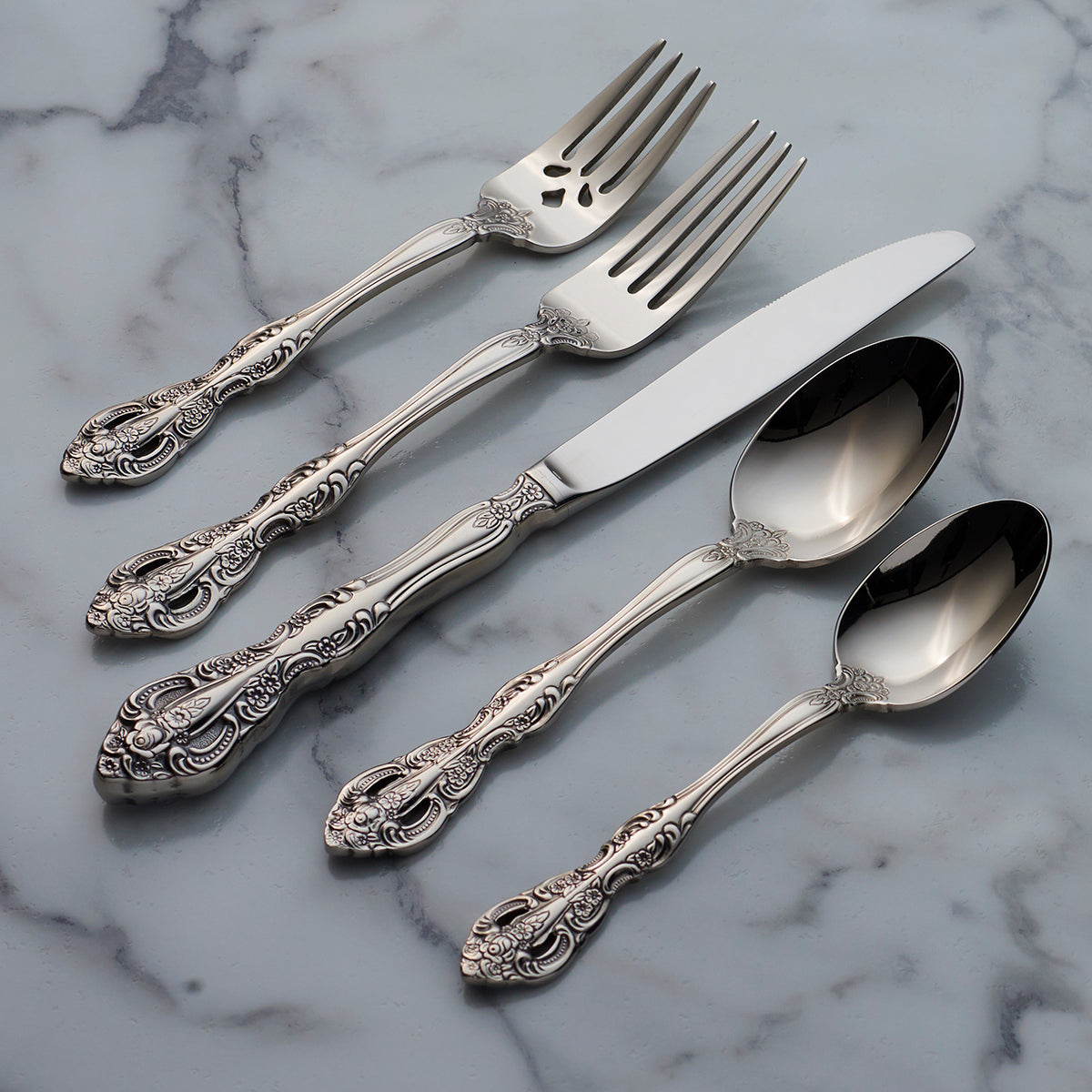Michelangelo 45 Piece Flatware Set - Image 6