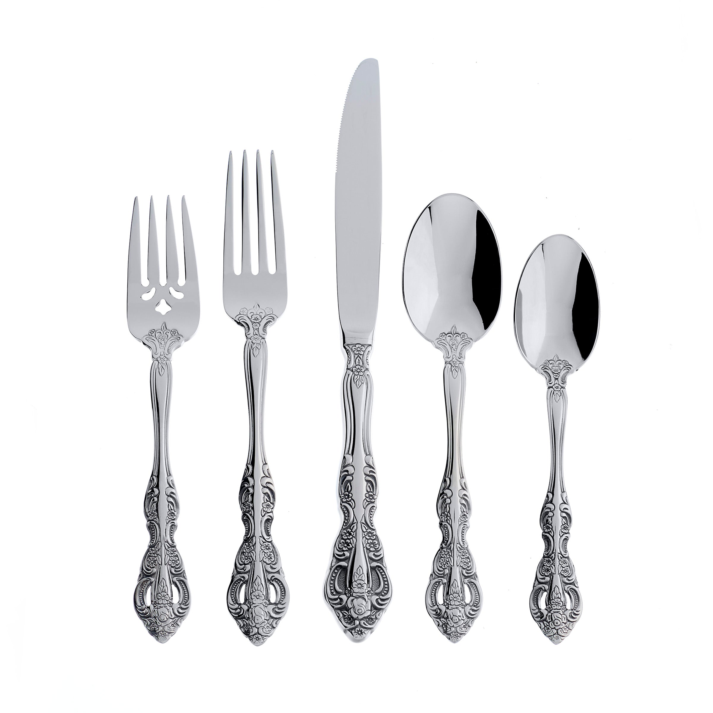 Michelangelo 45 Piece Flatware Set - Image 3
