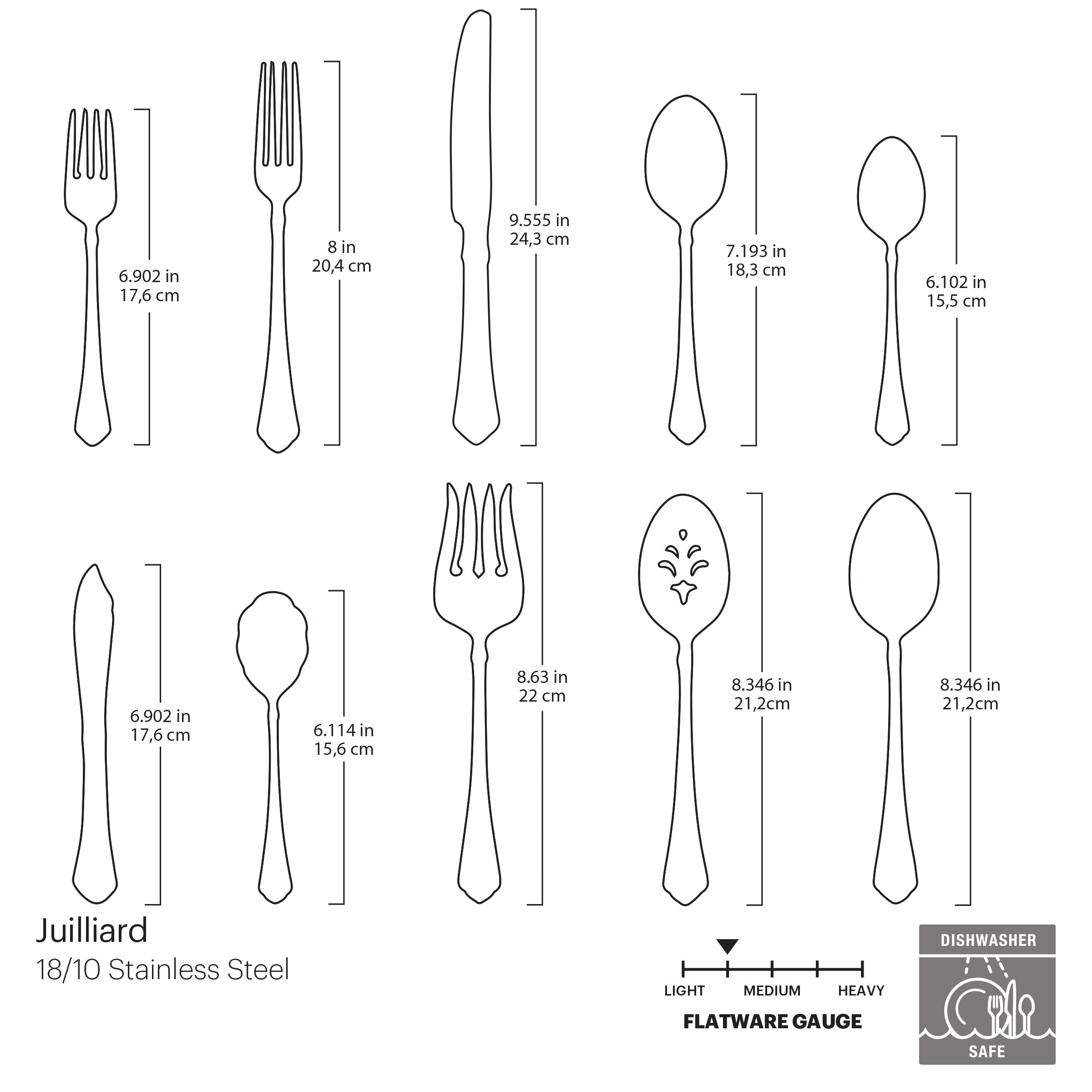 Juilliard 45 Piece Flatware Set - Image 2