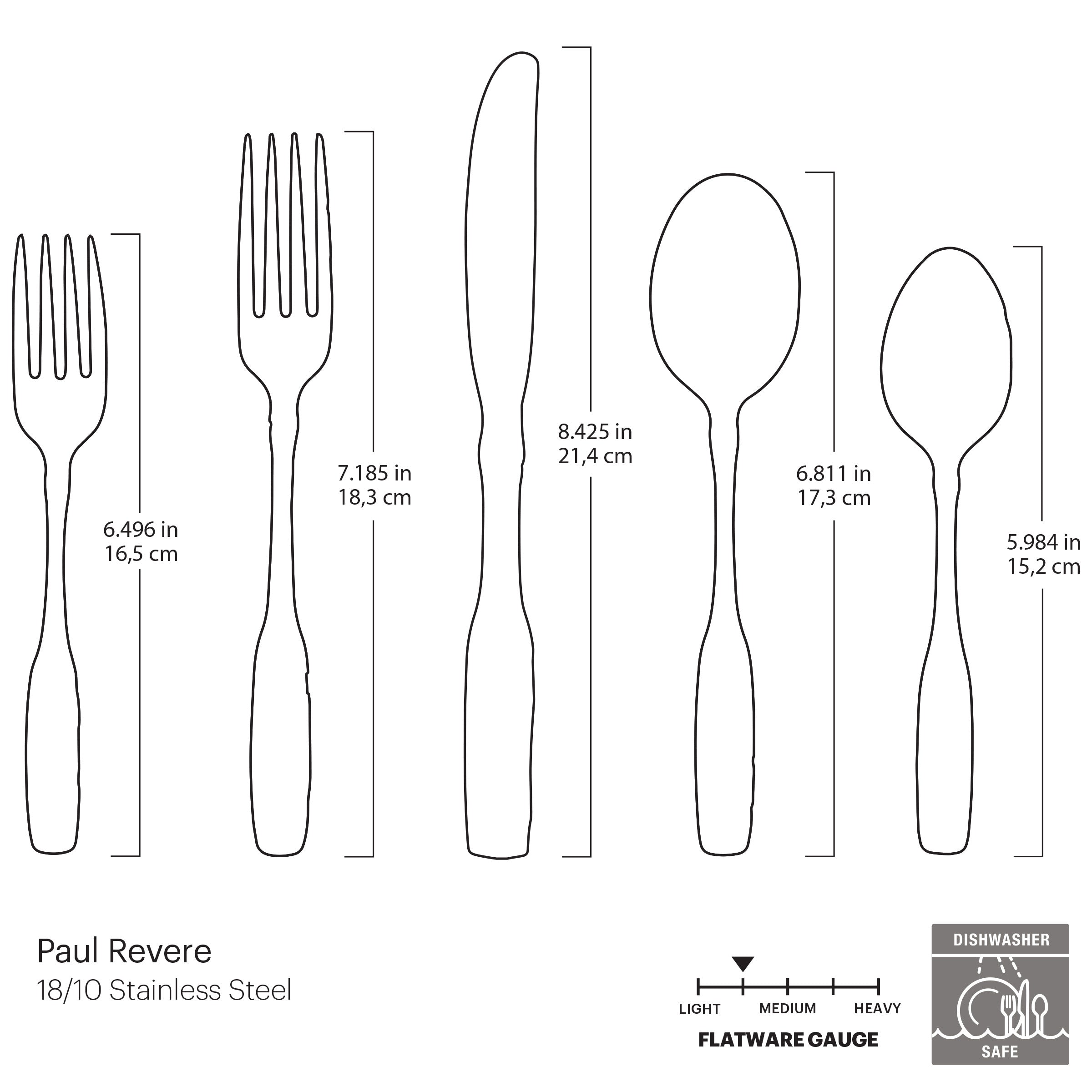 Paul Revere 5 Piece Place Setting - Image 3