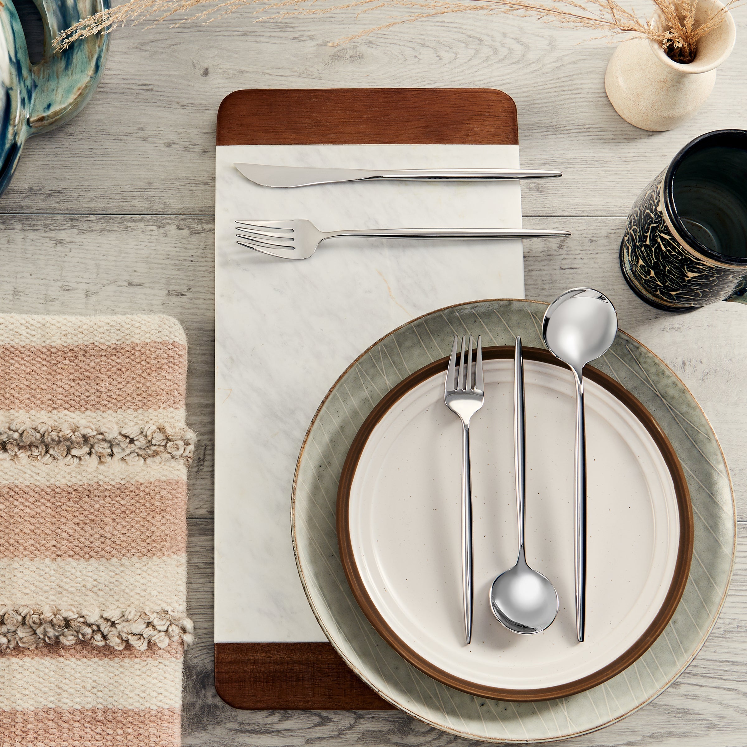 Zephyr Mirror 20 Piece Flatware Set - Image 4