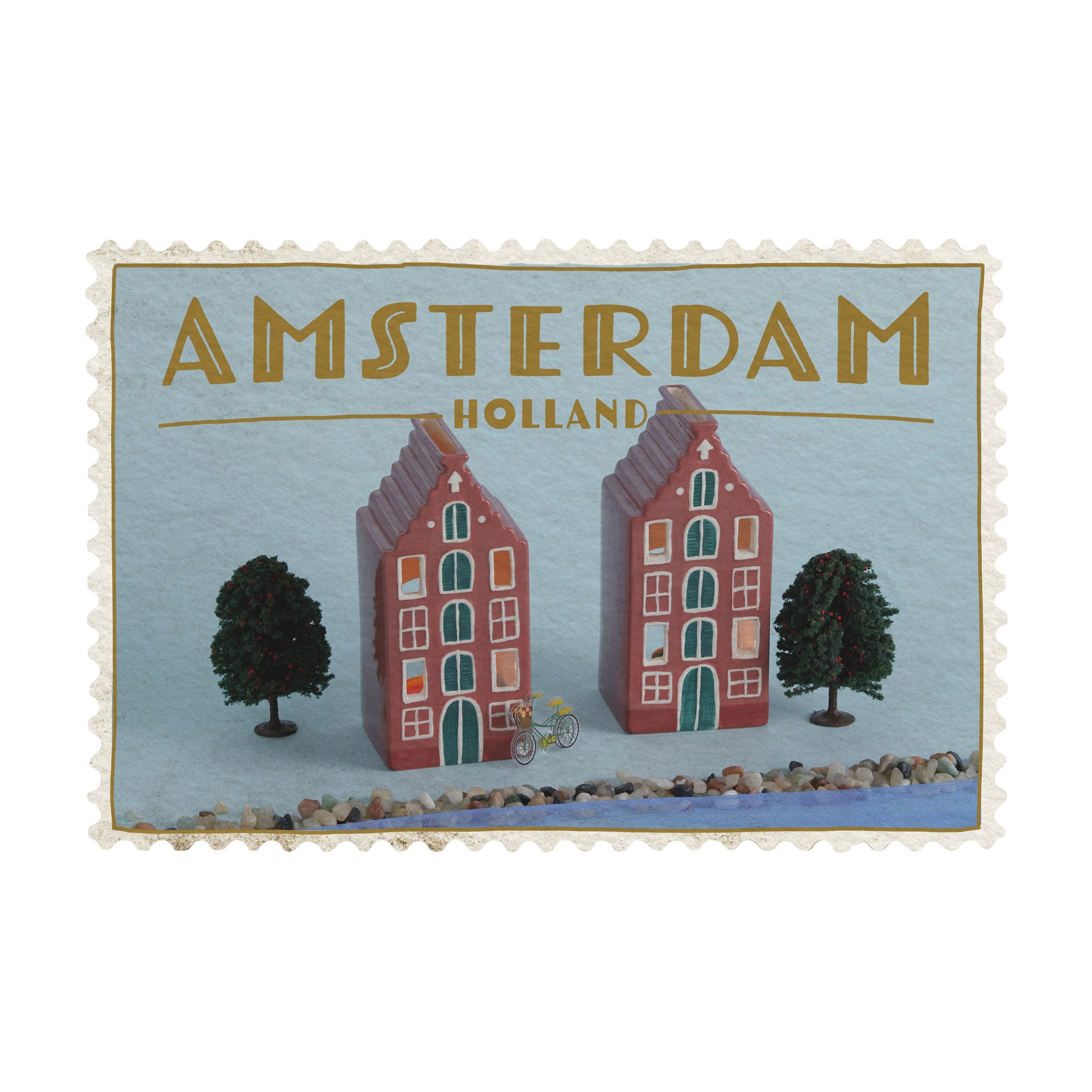 Incense House with Tea Light + 20 Cones. Amsterdam House - Image 3