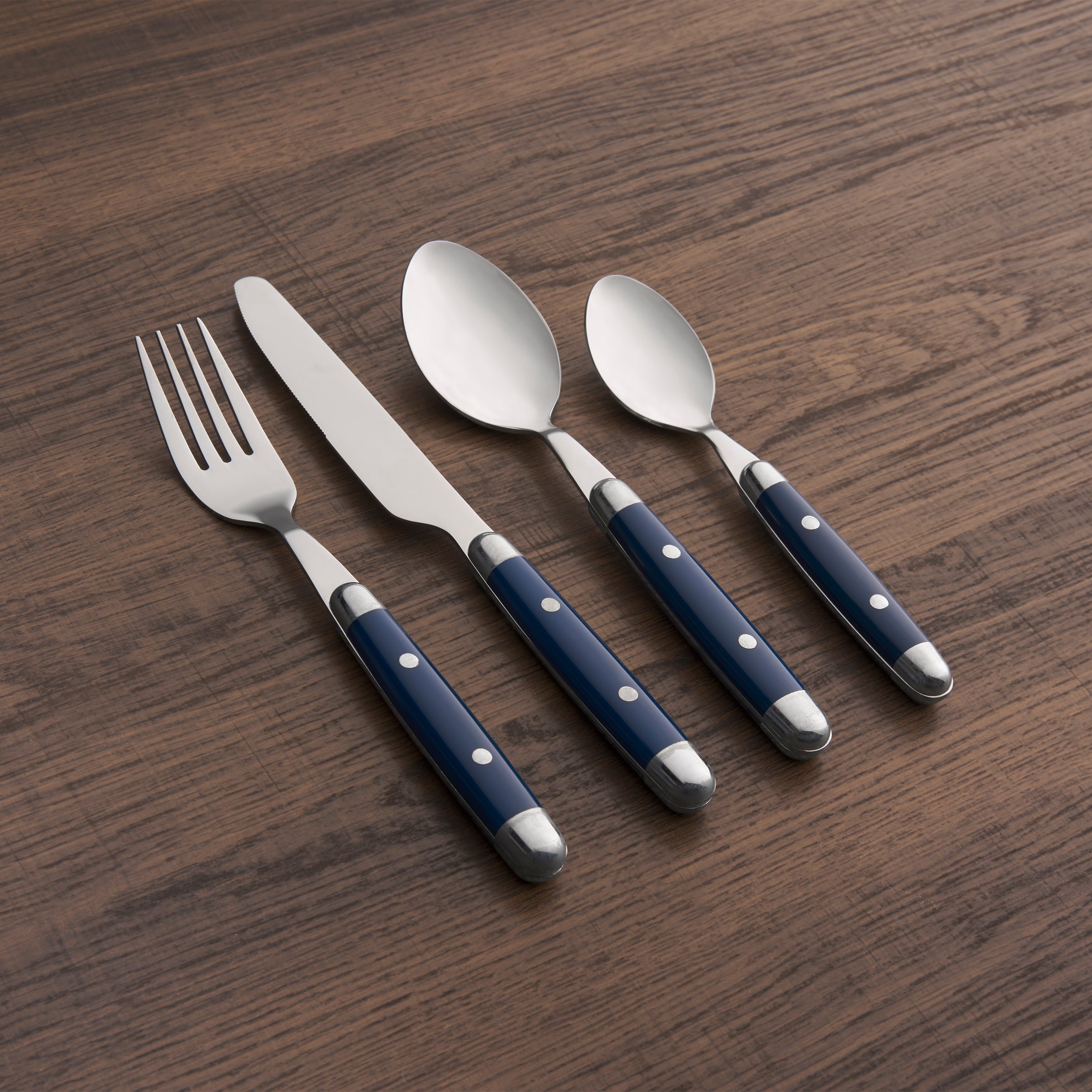 Jubilee Blue 16 Piece Flatware Set - Image 3
