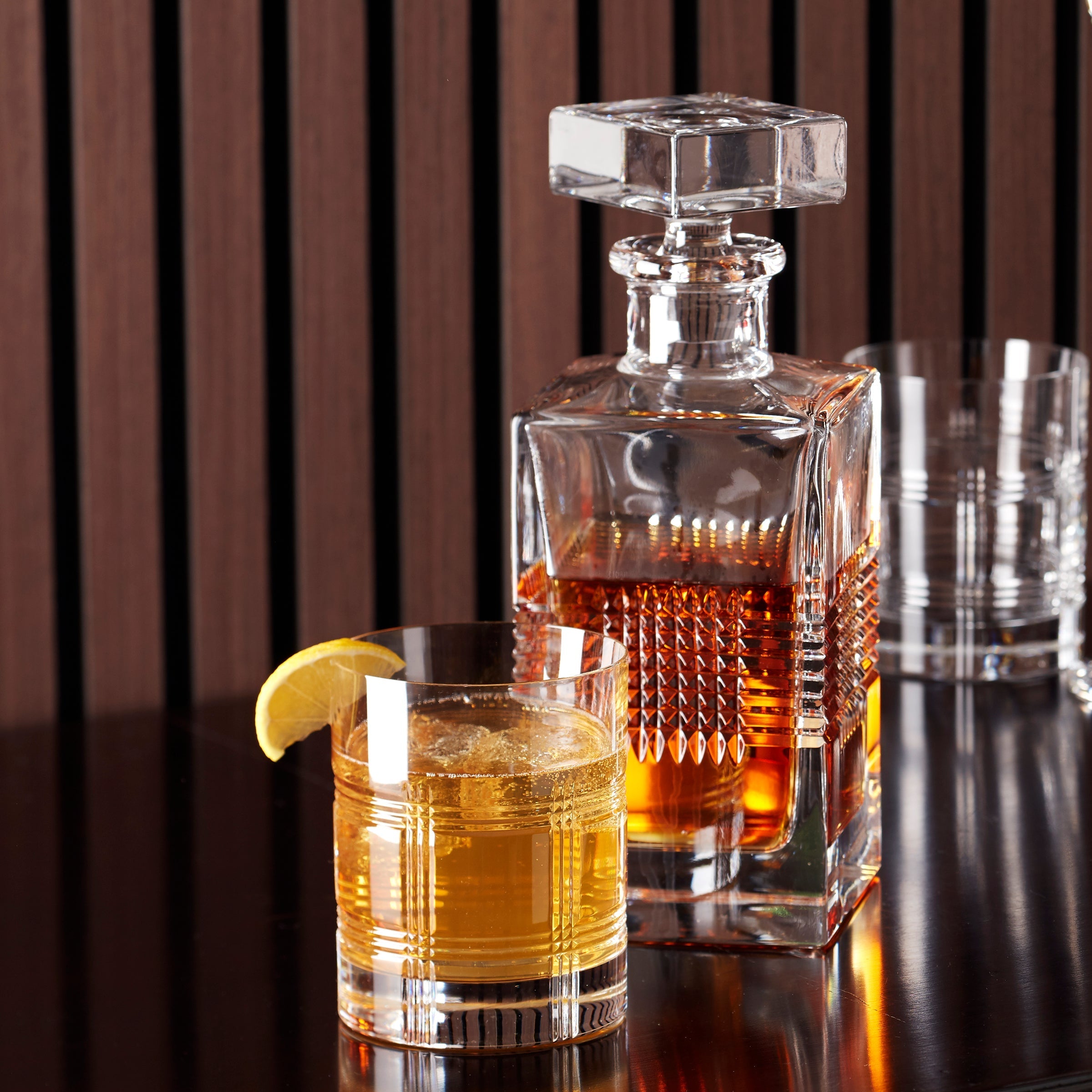 Hudson Crystal Double Old Fashion Glasses - Set Of 4 - Image 4